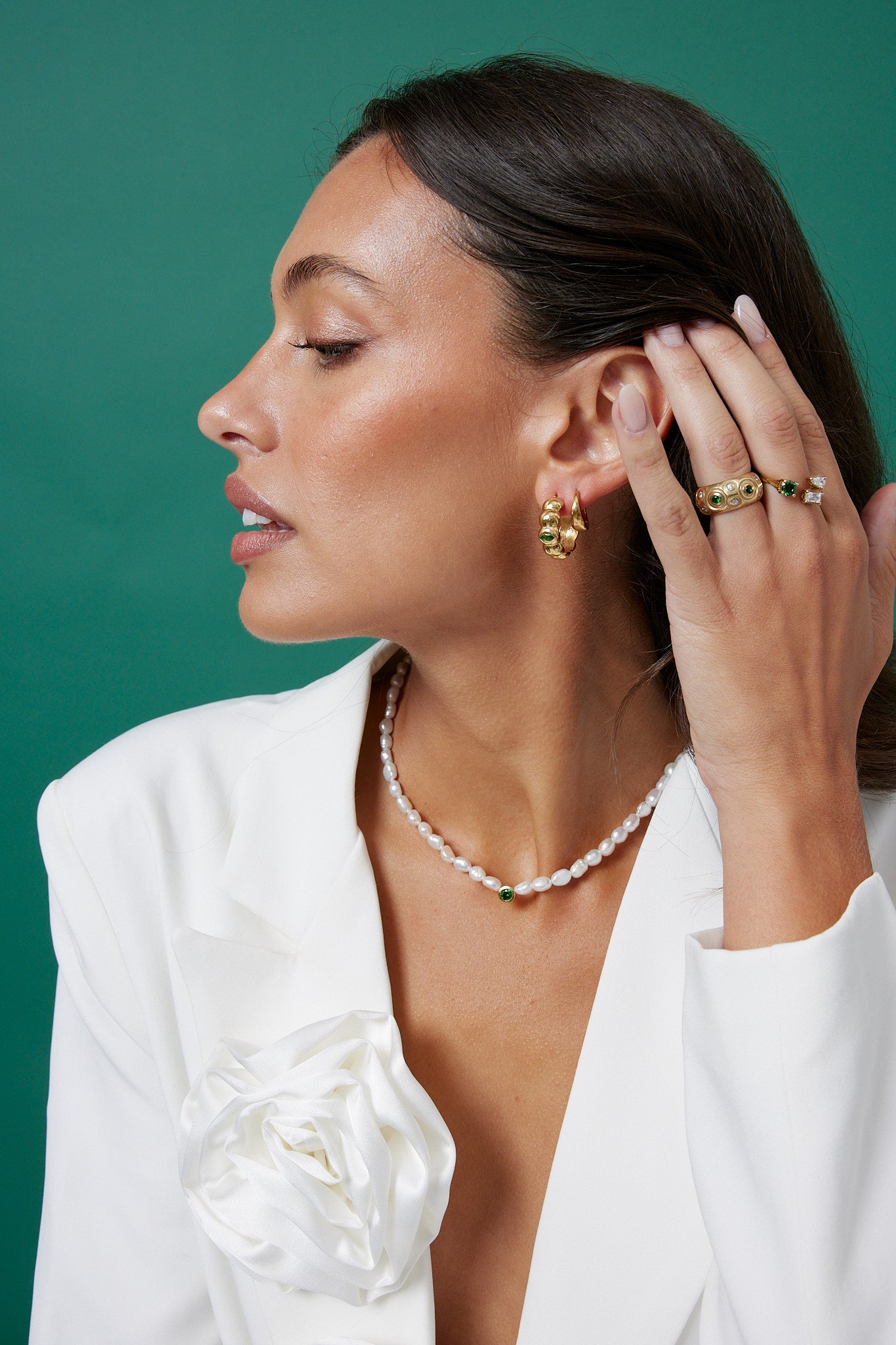 Mika Earrings 24K Gold Plate