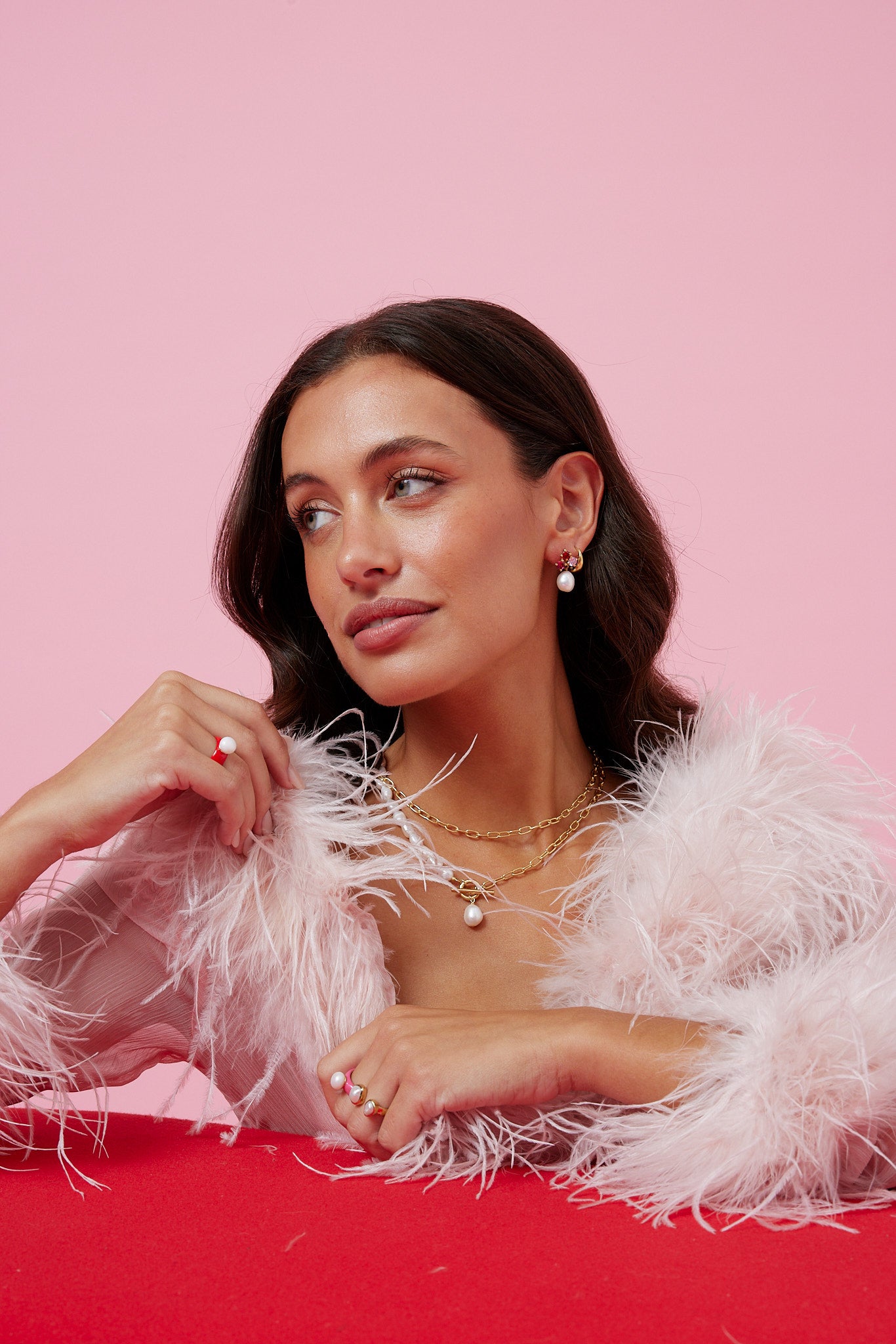 Victoria Ruby and Pearl Drops