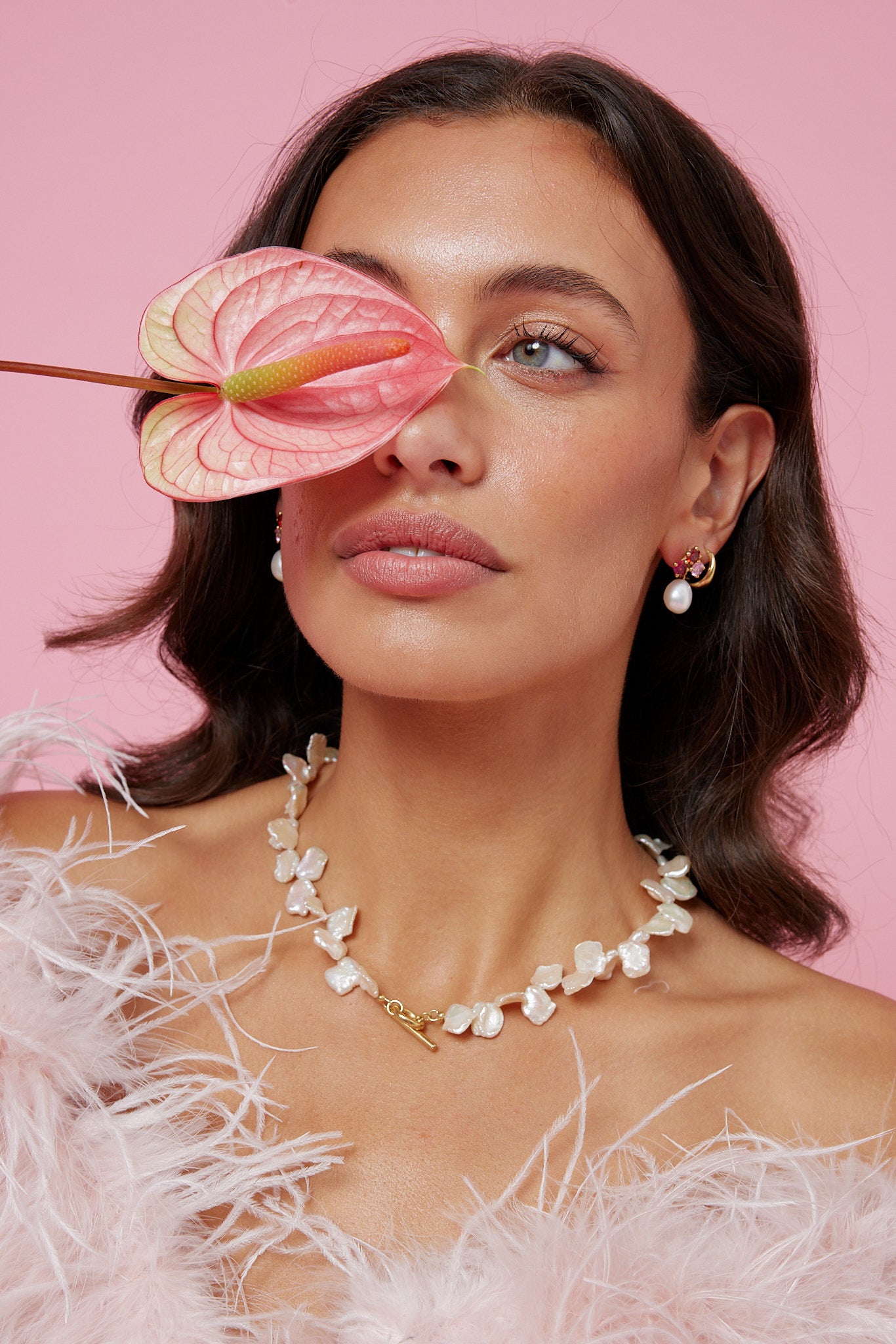 Victoria Ruby and Pearl Drops