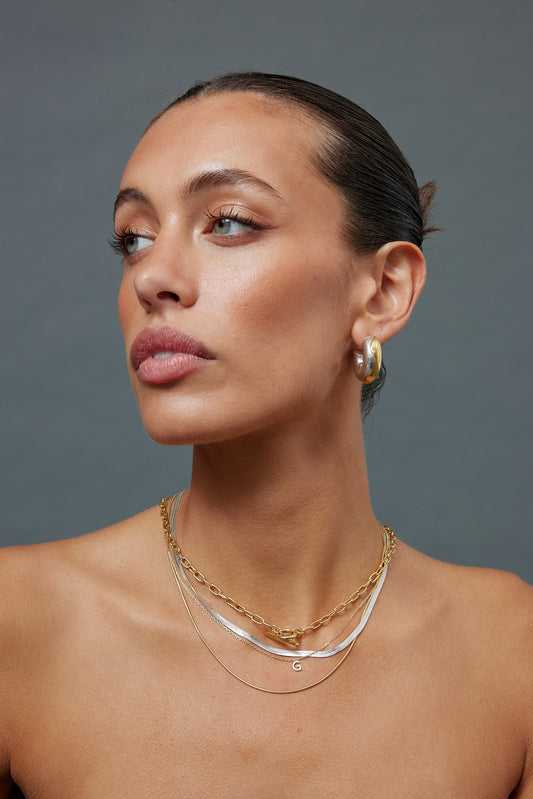 Charlotte Necklace 24K Gold Plate