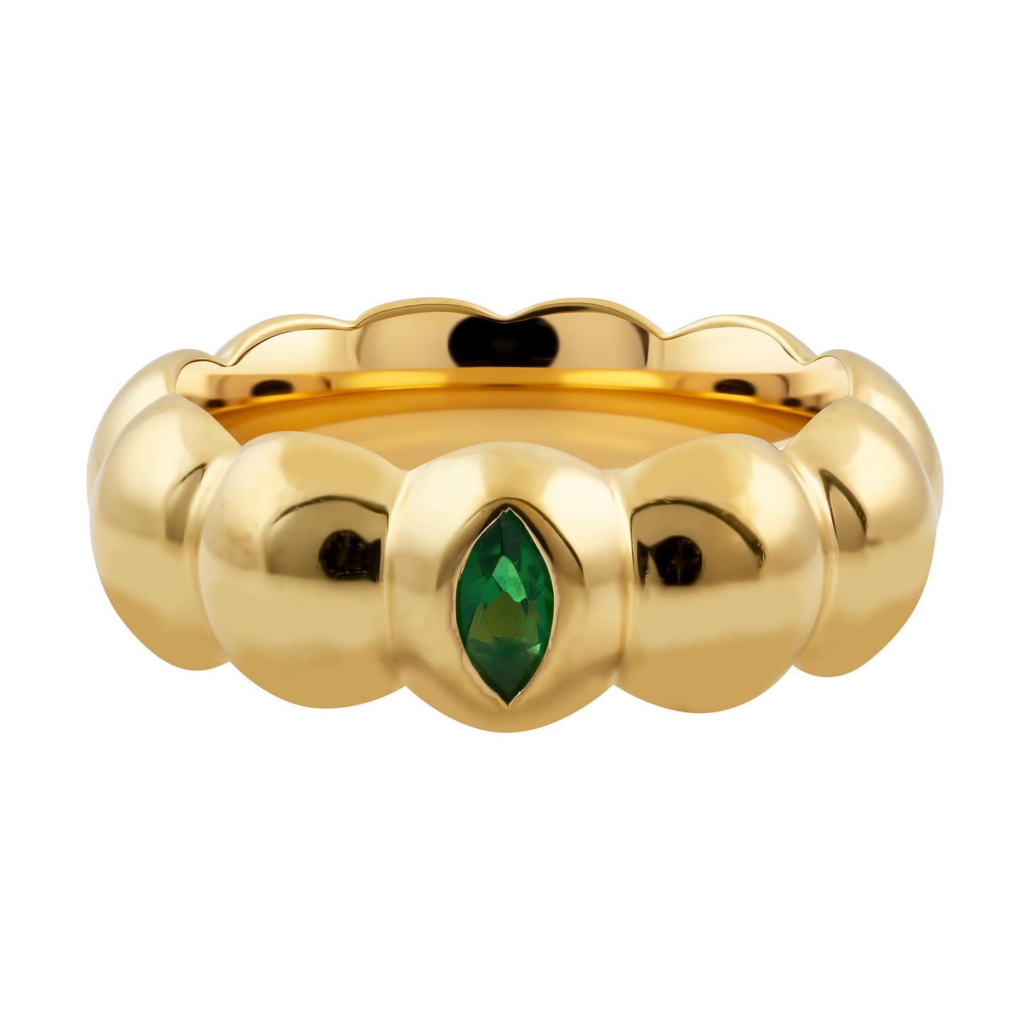 Mika Ring 24K Gold Plate