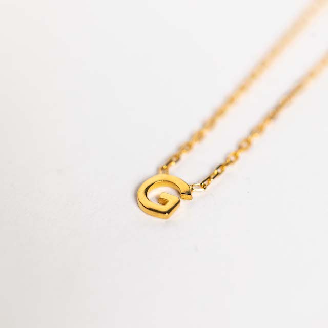 Petite Initial Necklace