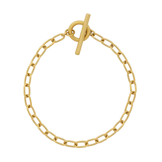 Charlotte Gold Links Bracelet