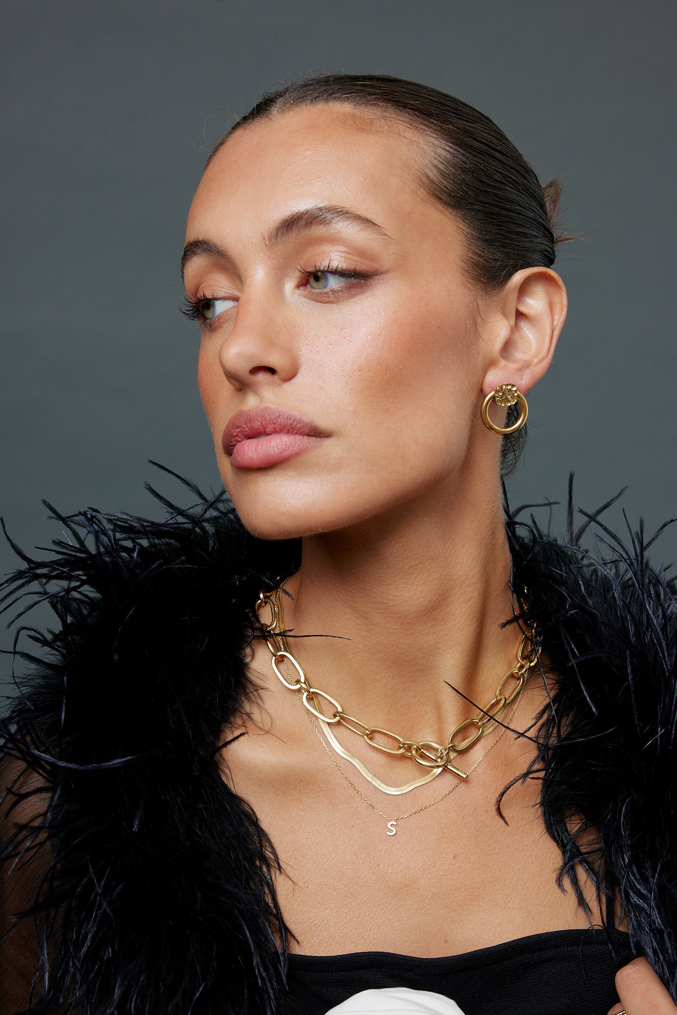 Melody Hoops 24K Gold Plate