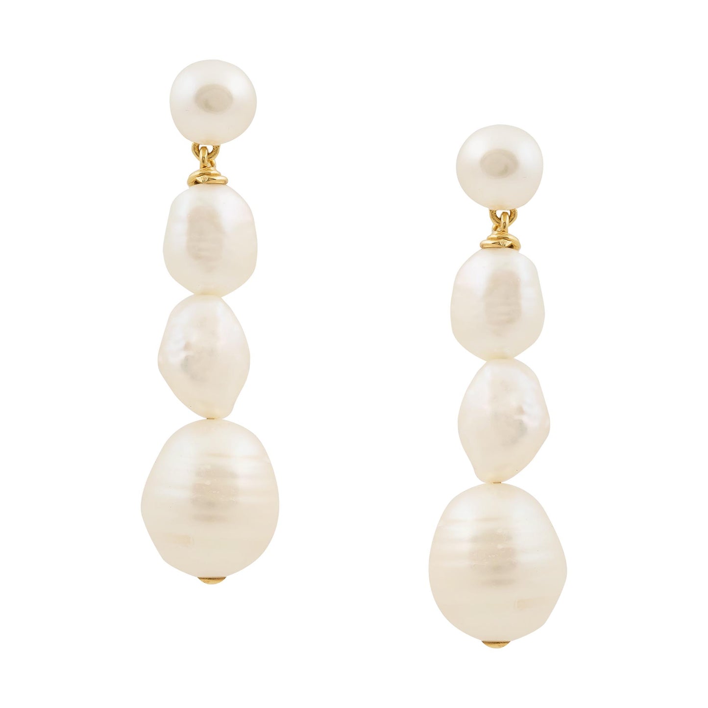 Mila Drop Pearl Earrings