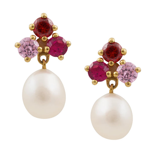 Victoria Ruby and Pearl Drops