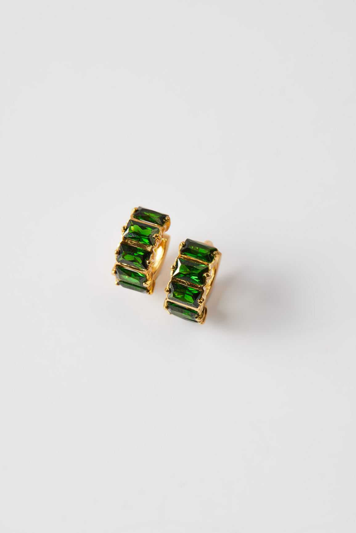 Birthstone Baguette Earrings