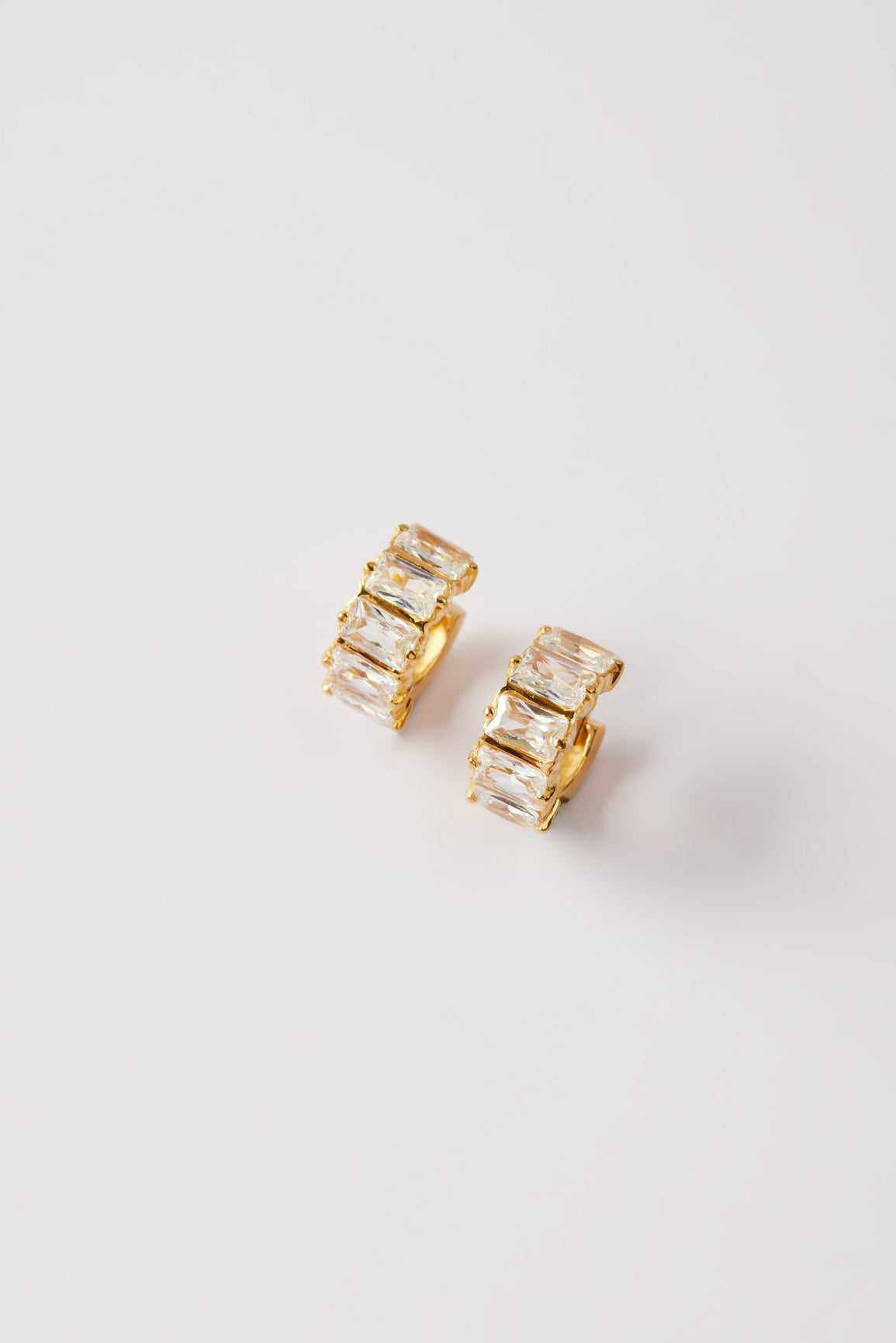 Birthstone Baguette Earrings